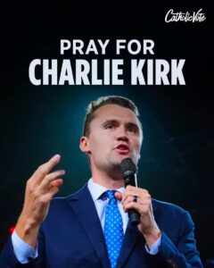 Charlie Kirk needs our urgent prayers. Please pray for him.